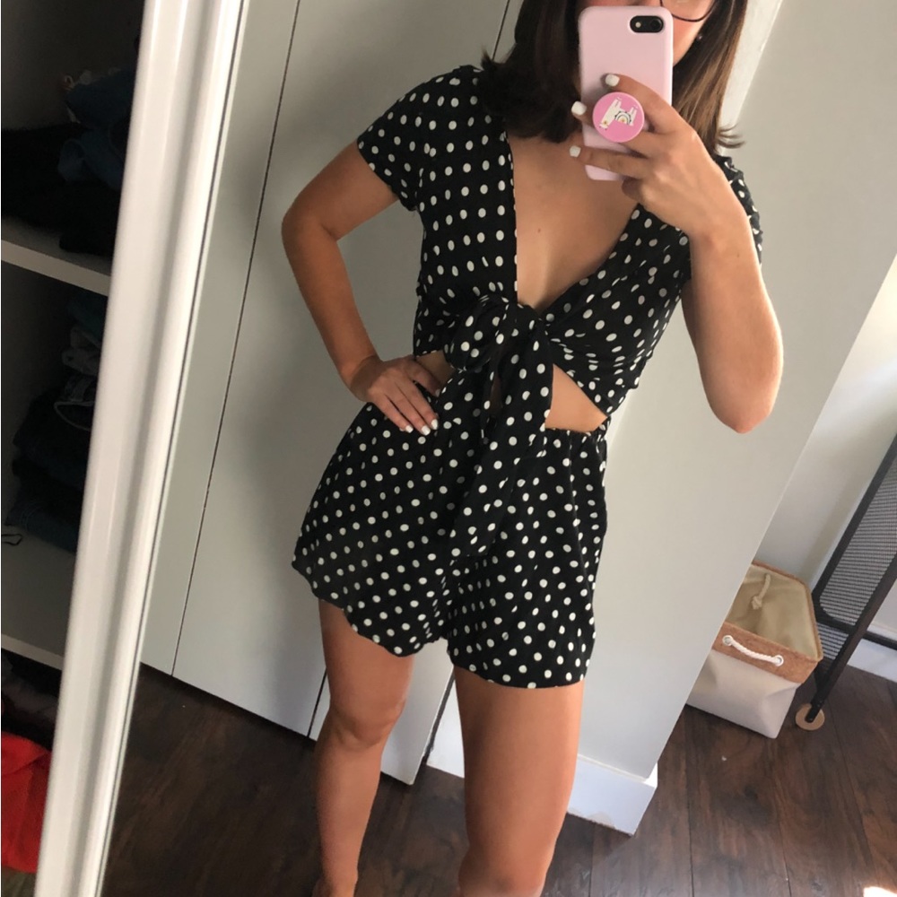 White Fox Romper